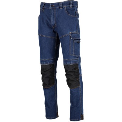 Spodnie robocze jeansowe DANNY granatowy L  S090101015