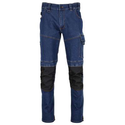 Spodnie robocze jeansowe DANNY granatowy L  S090101015