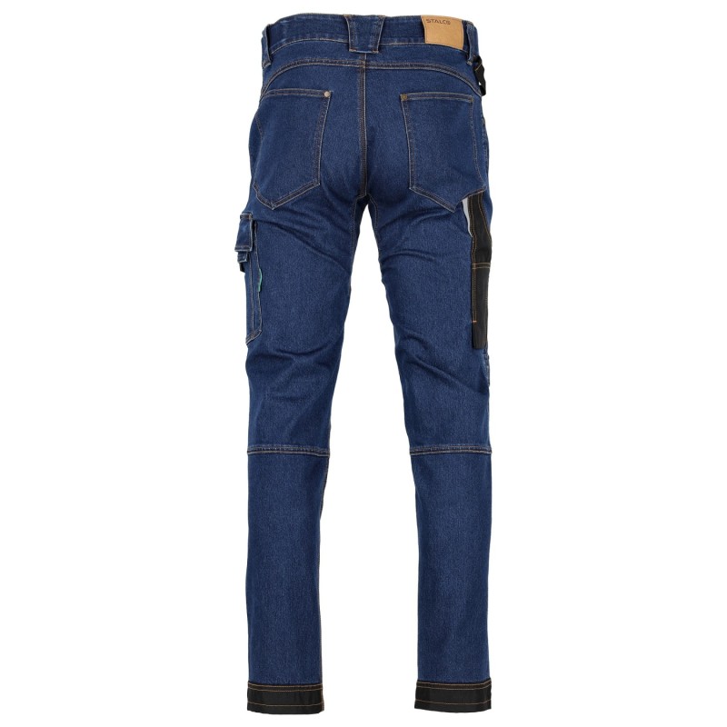 Spodnie robocze jeansowe DANNY granatowy L  S090101015