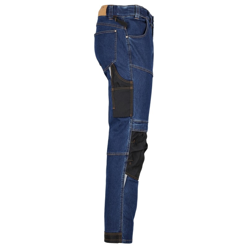 Spodnie robocze jeansowe DANNY granatowy L  S090101015