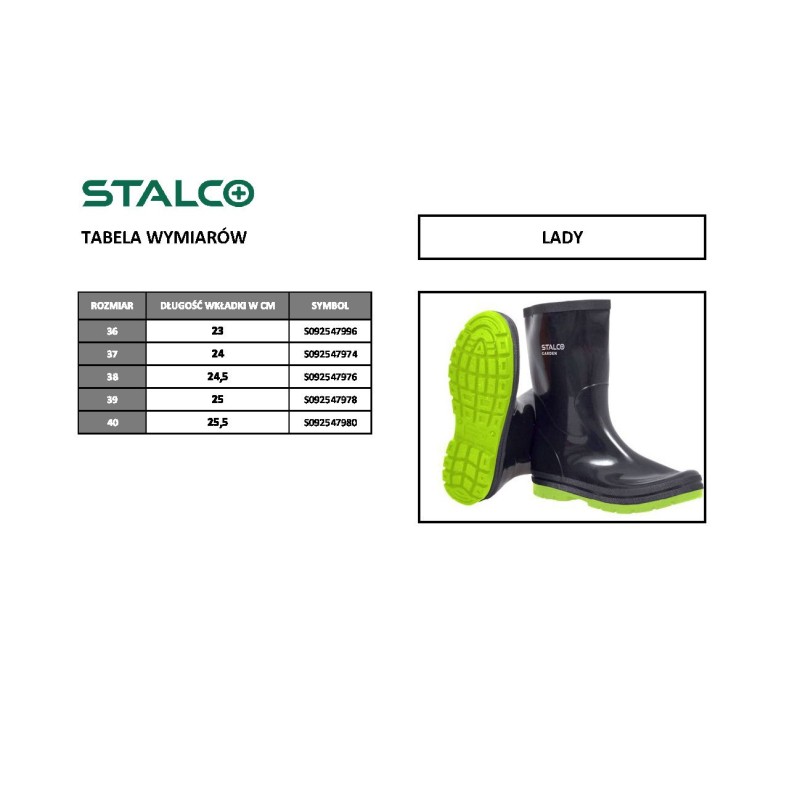 Kalosz damski LADY 40 STALCO GARDEN S092547996