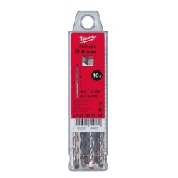 Wiertło do betonu SDS-Plus 6x110x50 mm Milwaukee 10 szt.
