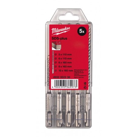 WIERTŁA SDS-PLUS MILWAUKEE - 2 OSTRZOWE/KASETY