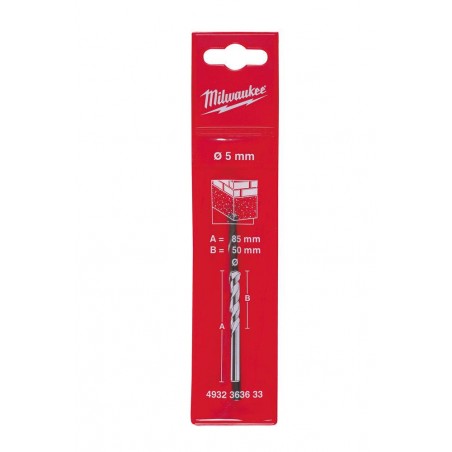 WIERTŁO DO BETONU Ø3 MM MILWAUKEE DIN 8039