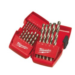 KASETA - 19 SZTUK Z WIERTŁAMI DO METALU HSS-G-DIN 338