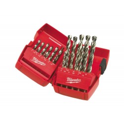 KASETA - 19 SZTUK Z WIERTŁAMI DO METALU HSS-G-DIN 338
