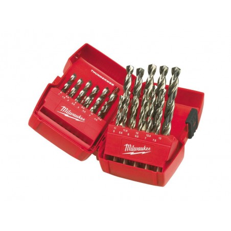 KASETA - 25 SZTUK Z WIERTŁAMI DO METALU HSS-G-DIN 338