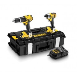 DEWALT ZESTAW 18V 2 x 4,0Ah WKRĘTARKA UDAROWA DCD785 + WKRĘTARKA IMPACT DCF885 + WALIZKA DCK285M2