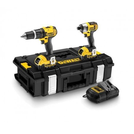 DEWALT ZESTAW 18V 2 x 4,0Ah WKRĘTARKA UDAROWA DCD785 + WKRĘTARKA IMPACT DCF885 + WALIZKA DCK285M2