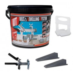 RUBI ZESTAW DO POZIOMOWANIA PŁYTEK DELTA LEVELLING SYSTEM 1,5mm