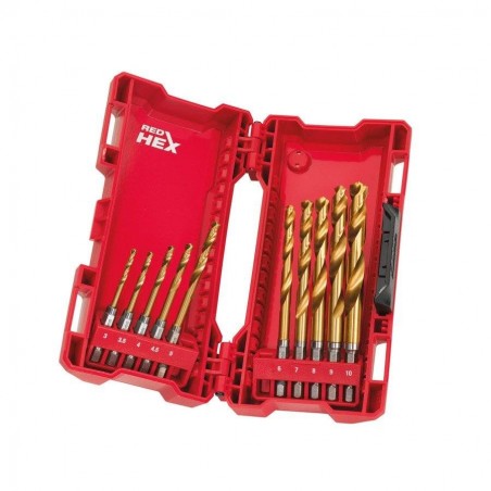 Wiertło do metalu SWave HSS-G Tin 10szt. - zestaw