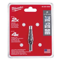 Wiertło stopniowe stożkowe MILWAUKEE 4-12mm/2" Ø6mm 5 stopni