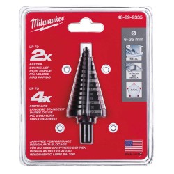 Wiertło stopniowe stożkowe MILWAUKEE PG 7 - PG 21 Ø10mm 9 stopni