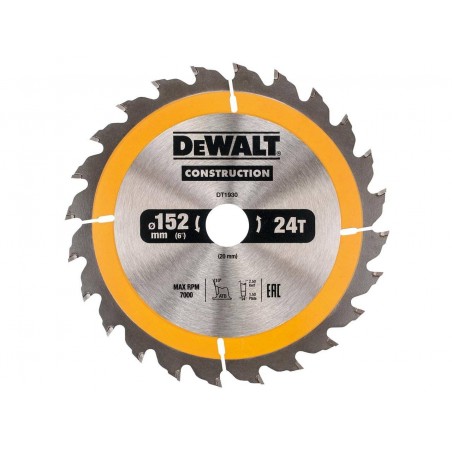Tarcza do drewna do pilarek ręcznych DeWalt 152 mm DT1930-QZ