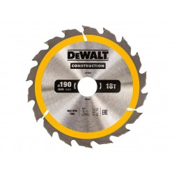 Tarcza do drewna do pilarek ręcznych DeWalt 190x30x18T DT1943-QZ