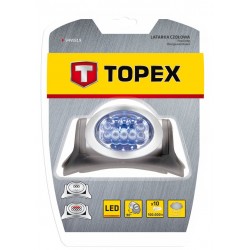 Latarka czołowa TOPEX 7xLED+3czerwone LED 3xAAA 94W819