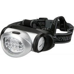 Latarka czołowa TOPEX 7xLED+3czerwone LED 3xAAA 94W819