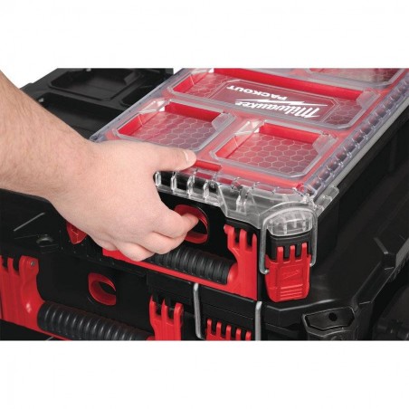 SKRZYNKA NARZĘDZIOWA - ORGANIZER MILWAUKEE PACKOUT ™ ŚREDNI