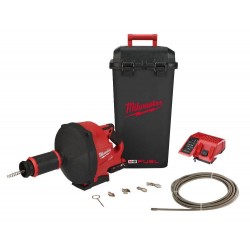 PRZEPYCHACZ DO RUR ZE SPRĘŻYNĄ 10 MM 18V 2.0AH - MILWAUKEE M18 FDCPF10-201C FUEL ™