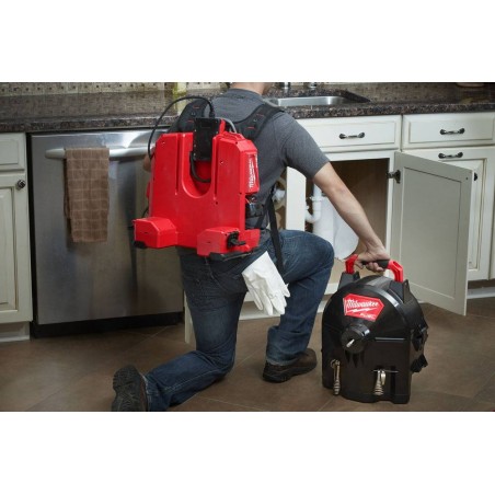 PRZEPYCHACZ DO RUR ZE SPRĘŻYNĄ 16 MM 18V 2x5.0AH - MILWAUKEE M18 FFSDC16-502 FUEL ™