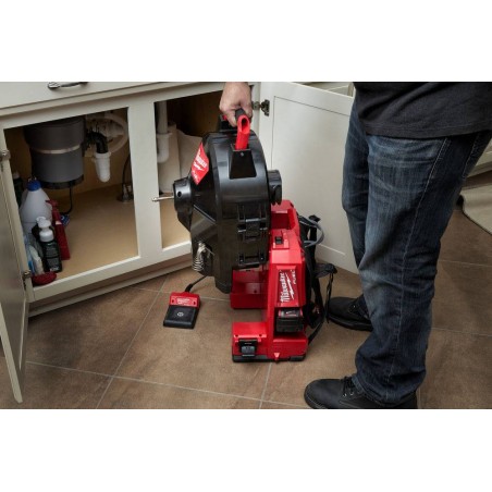 PRZEPYCHACZ DO RUR ZE SPRĘŻYNĄ 16 MM 18V 2x5.0AH - MILWAUKEE M18 FFSDC16-502 FUEL ™