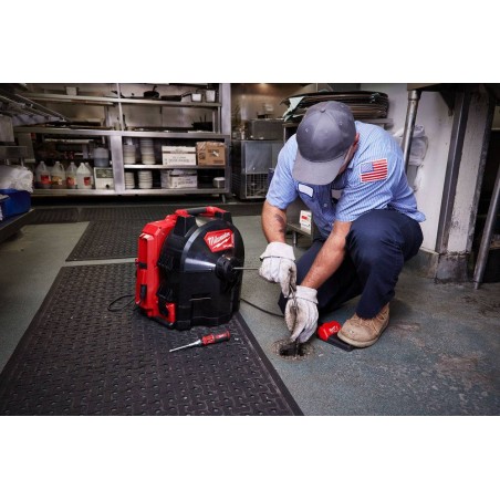 PRZEPYCHACZ DO RUR ZE SPRĘŻYNĄ 16 MM 18V 2x5.0AH - MILWAUKEE M18 FFSDC16-502 FUEL ™