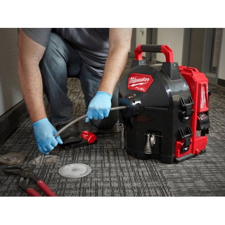 PRZEPYCHACZ DO RUR ZE SPRĘŻYNĄ 16 MM 18V 2x5.0AH - MILWAUKEE M18 FFSDC16-502 FUEL ™