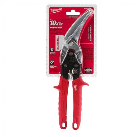 Długie nożyce do blachy - MILWAUKEE NR. 48224538 Cięcie Lewe