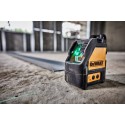 Samopoziomujący Laser Krzyżowy DeWalt DW088CG-XJ model z zieloną wiązką lasera  