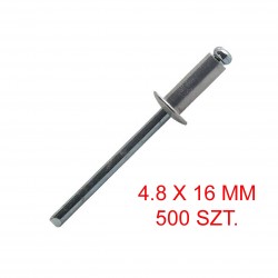ZESTAW NITÓW ZRYWALNYCH ALUMINIUM/STAL 500szt SCELL-IT  ASD4816