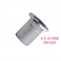 NITONAKRĘTKI MOLETOWANE 6x16mm KOŁNIERZ STOŻKOWY 90°SCELL-IT TCK0645 Zestaw 750szt.