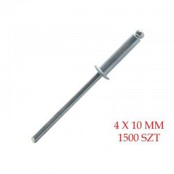NIT ZRYWALNY 4x10 MM STAL/STAL - KOŁNIERZ STANDARDOWY SCELL-IT  SD4010 Zestaw 1500 szt.