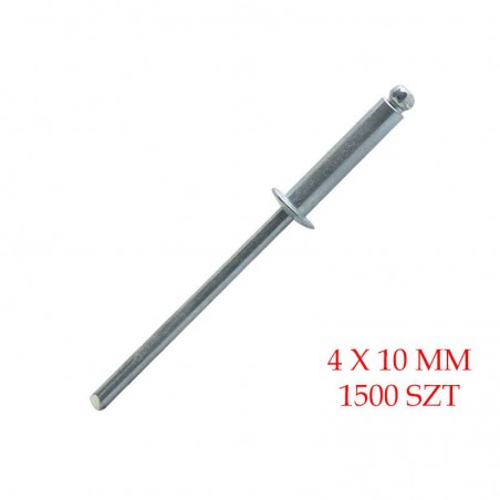 NIT ZRYWALNY 4x10 MM STAL/STAL - KOŁNIERZ STANDARDOWY SCELL-IT  SD4010 Zestaw 1500 szt.