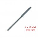 NIT ZRYWALNY 4x12MM STAL/STAL - KOŁNIERZ STANDARDOWY SCELL-IT SD4012 Zestaw 1000 szt.
