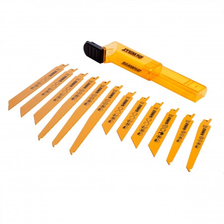 Zestaw Brzeszczotów 12szt. Dewalt DT2445-QZ