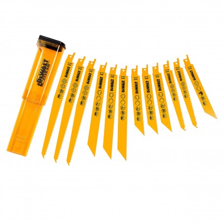 Zestaw Brzeszczotów 12szt. Dewalt DT2445-QZ