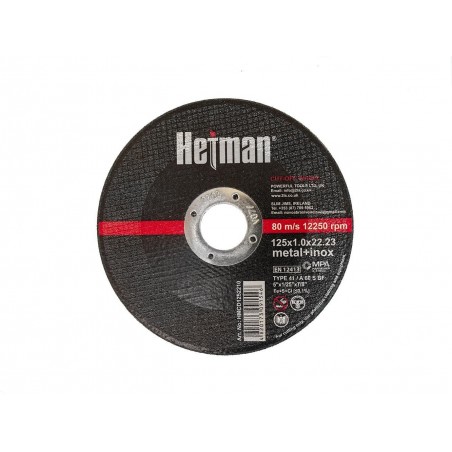 HETMAN NOVOABRASIVE Tarcza do cięcia 125x1,0x22,23mm