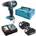 Wiertarko-wkrętarka udarowa Makita DHP484RFJ 18V