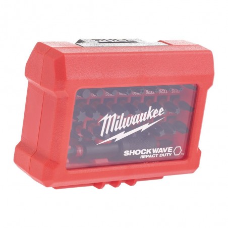 Bity Shockwave Impact Duty Milwaukee - Zestaw 32 szt.