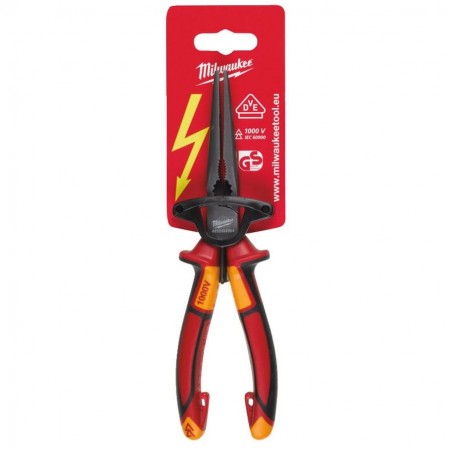 Szczypce długie okrągłe VDE 205 mm Milwaukee 4932464564
