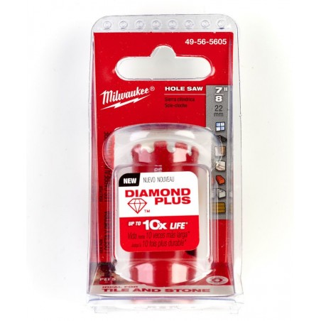 Otwornica Diamond Plus Ø 22 mm Milwaukee