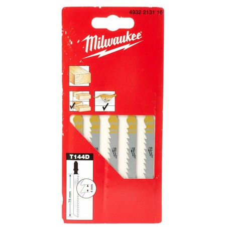 Brzeszczot szybkotnący 75 mm Milwaukee T 144 D, 5 szt