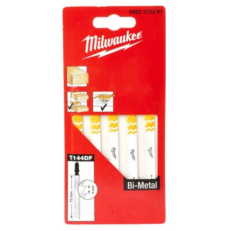 Brzeszczot szybkotnący 75 mm Milwaukee T 144 DF, 5 szt
