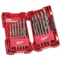 Zestaw wierteł do metalu HSS-G Co Milwaukee, 25 szt