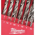 Zestaw wierteł do metalu HSS-G Co Milwaukee, 25 szt