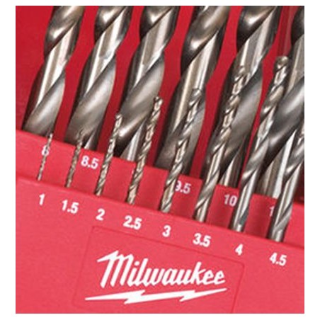Zestaw wierteł do metalu HSS-G Co Milwaukee, 25 szt