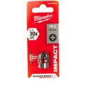 Bity Shockwave PH 2 x 25 mm Milwaukee, 2 szt