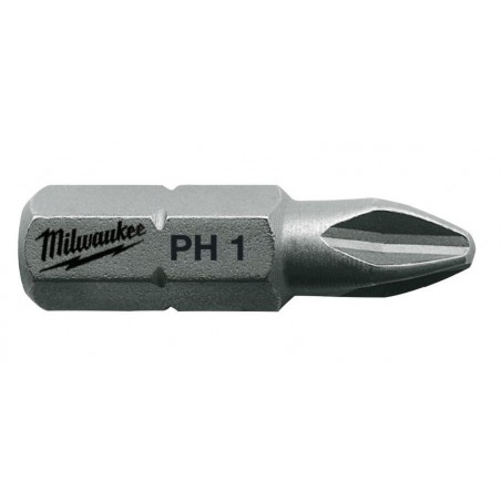 Końcówka wkrętakowa Phillips PH 1 x 25 mm Milwaukee, 25 szt