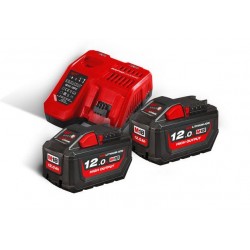 Zestaw 2 x Akumulator + Ładowarka Milwaukee M18 HNRG-122