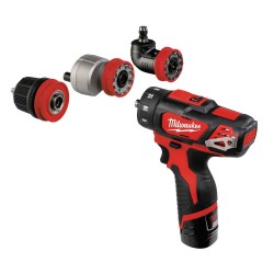 Wiertarko-wkrętarka z wym. uchwytem Milwaukee M12 BDDXKIT-202C